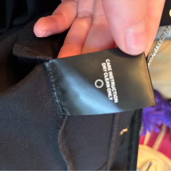 NBD Sweet November One Shoulder Silver Chain High Slit Little Black Dress sz S - Picture 12 of 13